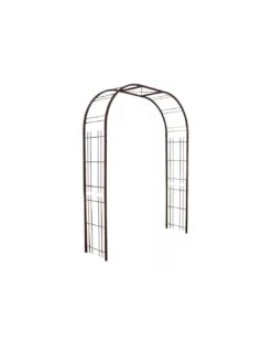 Arche "décor Treillage" Coloris Fer Vieilli