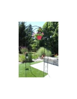 Arche "romantique" Coloris Vert Sapin Ou Fer Vieilli - Vert Sapin -Fournitures De Jardin arche romantique coloris vert sapin ou fer vieilli 2