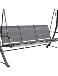 Balancelle De Jardin LAKO 3 Places - Polyester Et Acier -Fournitures De Jardin balancelle de jardin lako 3 places polyester et acier 3