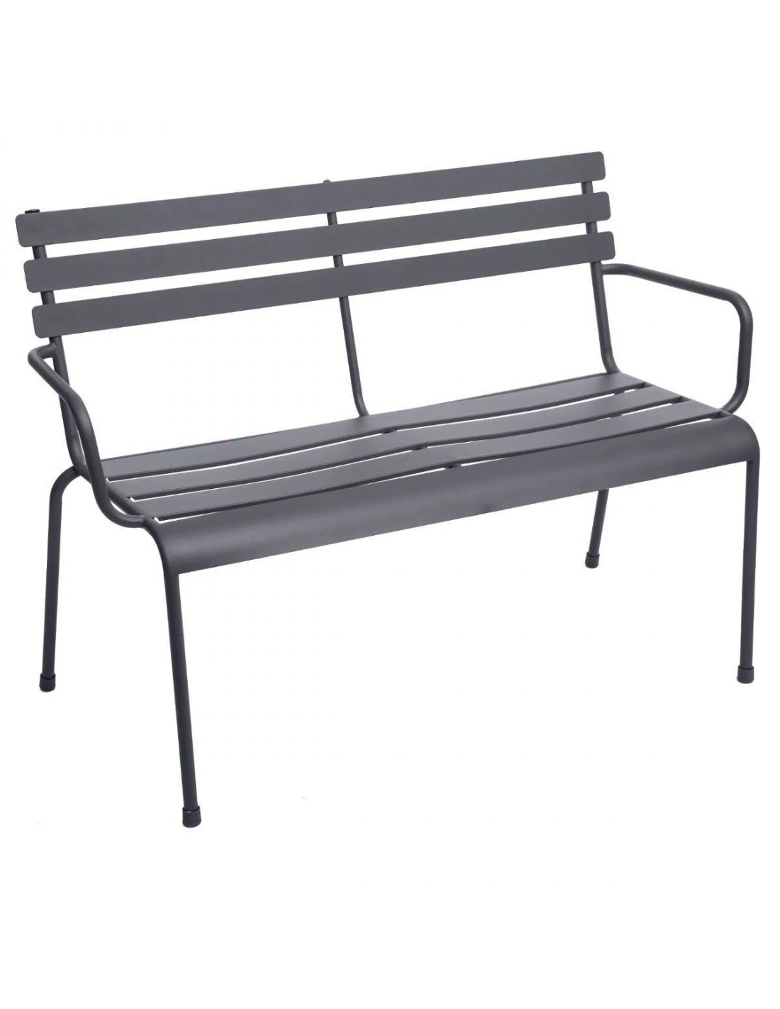 Banc De Jardin Métal Greensboro - Acier époxy - Graphite 1 Banc De Jardin Métal Greensboro - Acier époxy - Graphite