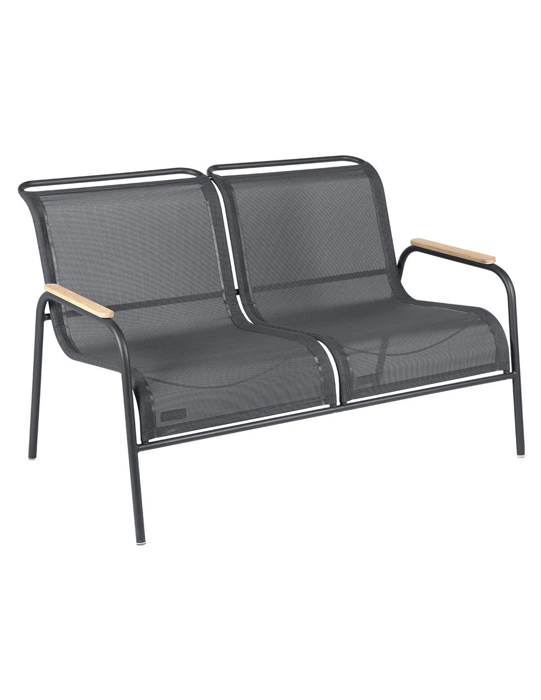 Banquette 2 Places COOLSIDE Design Studio - Fermob - Carbone 1 Banquette 2 Places COOLSIDE Design Studio - Fermob - Carbone