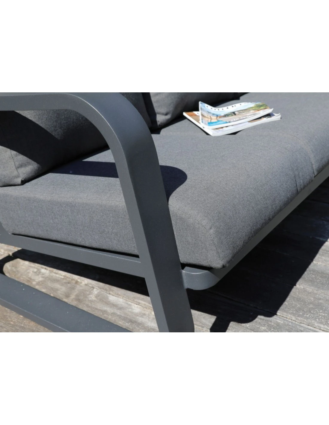 Canapé Antonino 3 Places + Table - Graphite 6 Canapé Antonino 3 Places + Table - Graphite – Image 6