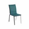 Chaise Empilable Axant Anthracite / Bleu Canard