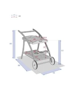 Desserte De Jardin TIWI Acacia Avec Plateau Amovible -Fournitures De Jardin desserte de jardin tiwi acacia avec plateau amovible 3