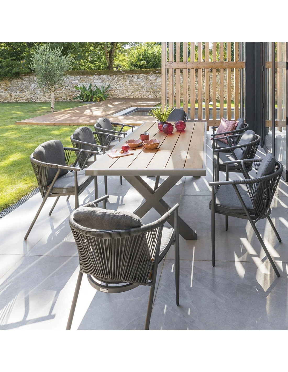 Fauteuil De Jardin Emperia - Aluminium Et Résine Tressée 1 Fauteuil De Jardin Emperia - Aluminium Et Résine Tressée