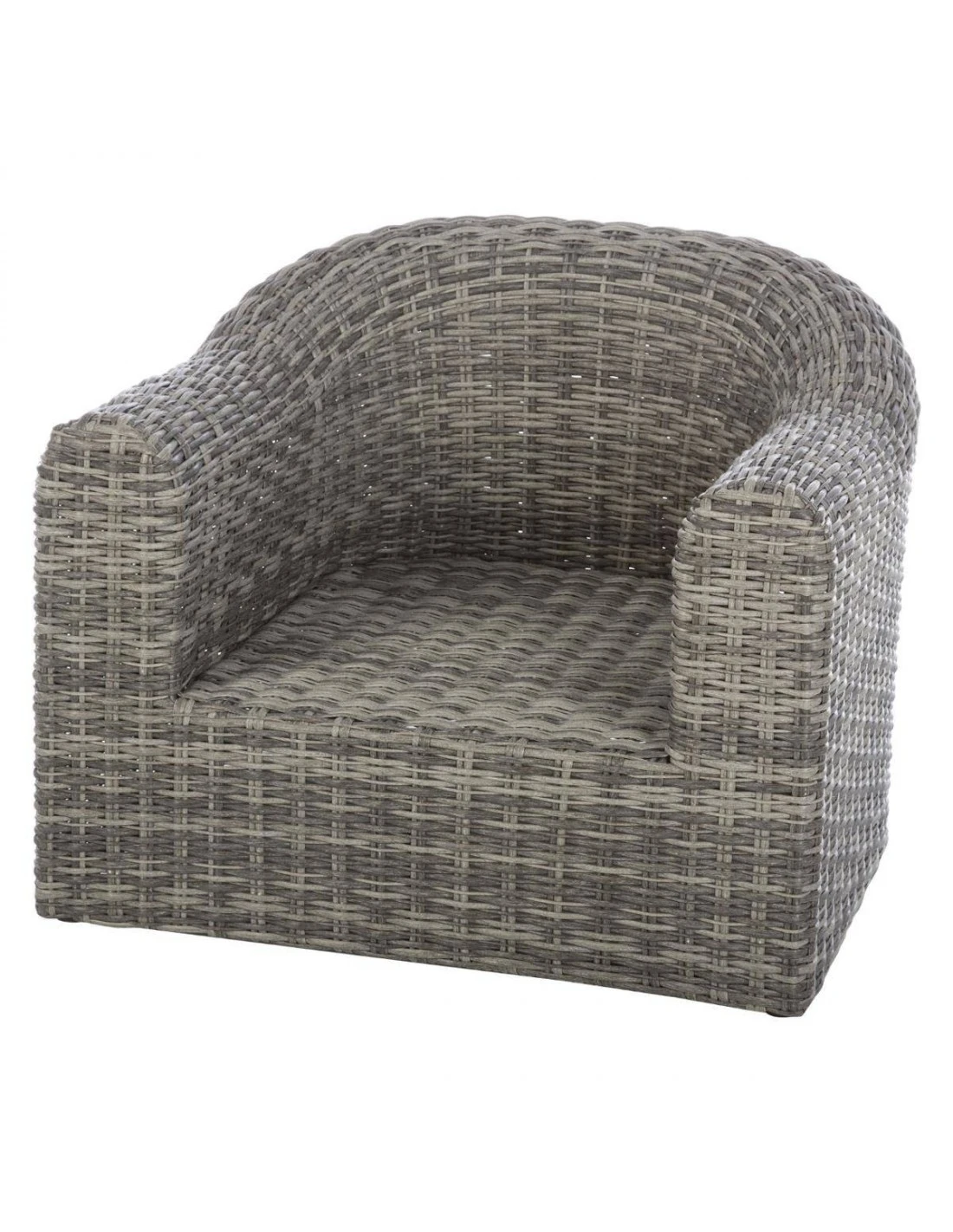 Fauteuil De Jardin Mooréa - Aluminium Et Résine Tressée 2 Fauteuil De Jardin Mooréa - Aluminium Et Résine Tressée – Image 2