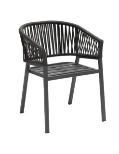 Fauteuil De Jardin Oriengo - Anthracite Et Graphite -Fournitures De Jardin fauteuil de jardin oriengo anthracite et graphite 2