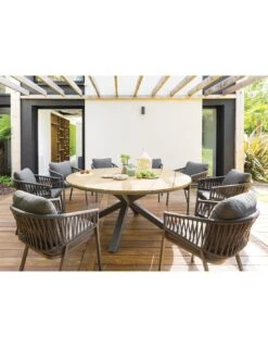 Fauteuil De Jardin Oriengo - Olive Et Graphite -Fournitures De Jardin fauteuil de jardin oriengo olive et graphite 4