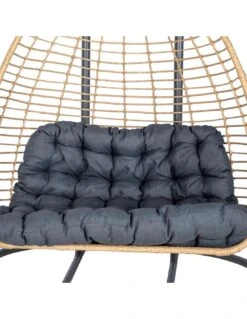 Fauteuil œuf Suspendu AJAR Ardoise 2 Places -Fournitures De Jardin fauteuil oeuf suspendu ajar ardoise 2 places 2