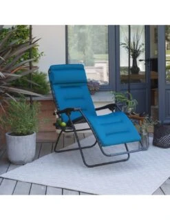 Lafuma Fauteuil Relax RSX Clip Air Comfort Coral Blue -Fournitures De Jardin fauteuil relax rsx clip air comfort coral blue 3