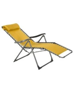 Fauteuil Relax Silos Basculant - 5 Positions - Moutarde -Fournitures De Jardin fauteuil relax silos basculant 5 positions moutarde 2