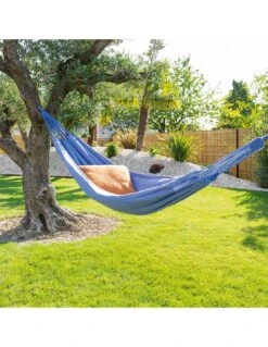 Hamac Yaqui Uni - L.200 X P.150 Cm - Lavande -Fournitures De Jardin hamac yaqui uni l200 x p150 cm coloris au choix 7