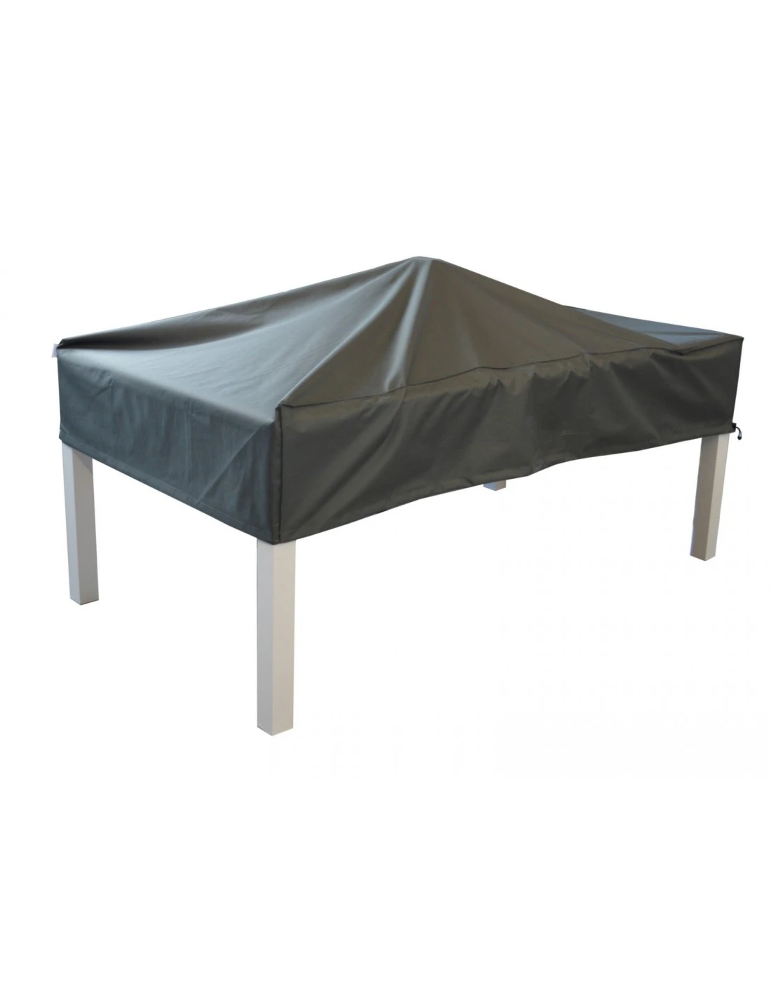 Housse De Table De Jardin 220 X 110 Cm - Polyester Grise 1 Housse De Table De Jardin 220 X 110 Cm - Polyester Grise