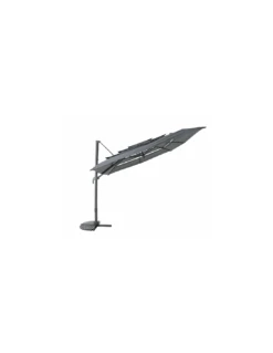 Parasol Déporté 3 X 3 M "air Vent" Anthracite