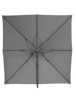 Parasol Déporté Carré Eléa 3 X 3 M - Graphite / Ardoise -Fournitures De Jardin parasol deporte carre elea 3 x 3 m graphite ardoise 1 4