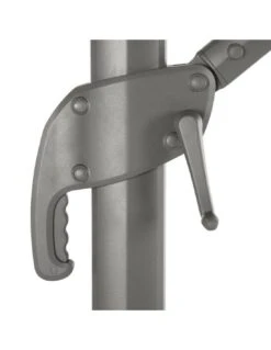 Parasol Déporté Carré Eléa 3 X 3 M - Graphite / Ardoise -Fournitures De Jardin parasol deporte carre elea 3 x 3 m graphite ardoise 1 5