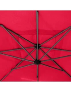 Parasol Déporté Carré Manoa 2.5x2.5 M - Acier Et Polyester - Bordeaux 13 Parasol Déporté Carré Manoa 2.5x2.5 M - Acier Et Polyester - Bordeaux -Fournitures De Jardin parasol deporte carre manoa 25x25 m acier et polyester bordeaux 5