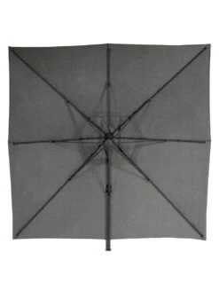 Parasol Déporté Elea 3x3 M Toile Olifen Anthracite -Fournitures De Jardin parasol deporte elea 3x3 m toile olifen anthracite 3