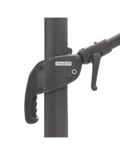 Parasol Déporté Elea 3x3 M Toile Olifen Anthracite -Fournitures De Jardin parasol deporte elea 3x3 m toile olifen anthracite 4