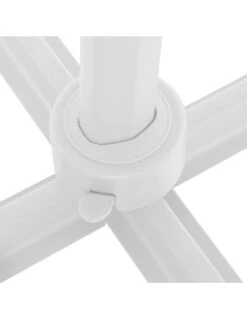 Parasol Déporté Eléa 4,2 X 3 M Hexagonal - Aluminium Et Toile Oléfine - Noisette -Fournitures De Jardin parasol deporte elea 42 x 3 m hexagonal aluminium et toile olefine noisette 3