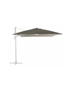 Parasol Déporté Eléa L.3 X P.4 M - Aluminium Et Toile Oléfine - Noisette