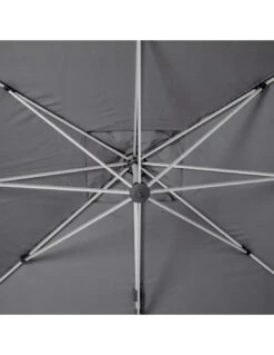 Parasol Déporté Équador 3x4 M - Ardoise -Fournitures De Jardin parasol deporte equador 3x4 m ardoise 4