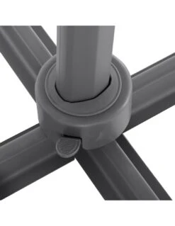 Parasol Déporté Hexagonal Éléa 3 X 4,2 M - Toile Polyester - Bleu Canard -Fournitures De Jardin parasol deporte hexagonal elea 3 x 42 m toile polyester bleu canard 5