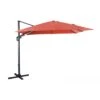 Parasol Déporté NH20 3x3 M En Aluminium Orientable, Inclinable Et Rotatif - Paprika