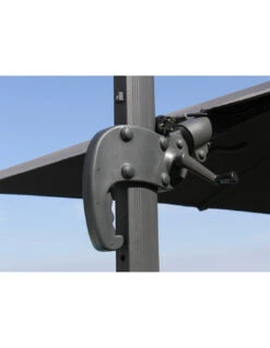 Parasol Déporté NH20 3x3 M En Aluminium Orientable, Inclinable Et Rotatif - Curry -Fournitures De Jardin parasol deporte nh 3x3 m orientable et inclinable proloisirs 2