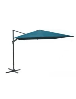 Parasol Déporté NH20 3x3 M En Aluminium Orientable, Inclinable Et Rotatif - Paprika -Fournitures De Jardin parasol deporte nh 3x3 m orientable et inclinable proloisirs 3