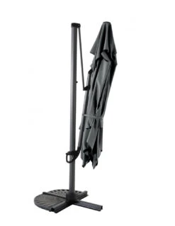 Parasol Déporté Royal Deluxe 3x3 M Octogonal - MWH - Anthracite -Fournitures De Jardin parasol deporte royal deluxe 3x3 m octogonal mwh 2