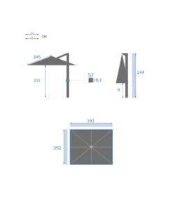 Parasol Déporté Soly 3 X 4 M Noisette - Mât Et Baleines Imprimés Effet Bois 14 Parasol Déporté Soly 3 X 4 M Noisette - Mât Et Baleines Imprimés Effet Bois -Fournitures De Jardin parasol deporte soly 3 x 4 m noisette mat et baleines imprimes effet bois 1 6