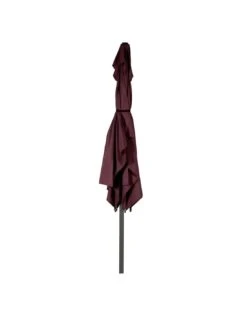 Parasol Droit Loompa Rectangulaire 2 X 3 M à Manivelle - Taupe -Fournitures De Jardin parasol droit loompa rectangulaire 2 x 3 m a manivelle 5