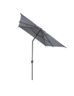 Parasol Droit Loompa Rectangulaire 2 X 3 M à Manivelle - Taupe -Fournitures De Jardin parasol droit loompa rectangulaire 2 x 3 m a manivelle 8