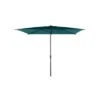 Parasol Droit Loompa Rectangulaire 2 X 3 M à Manivelle - Bleu Canard