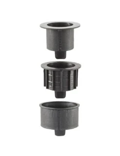 Fournitures De Jardin -Fournitures De Jardin pied de parasol beton rond 15 kg d45 x h375 cm gris 1