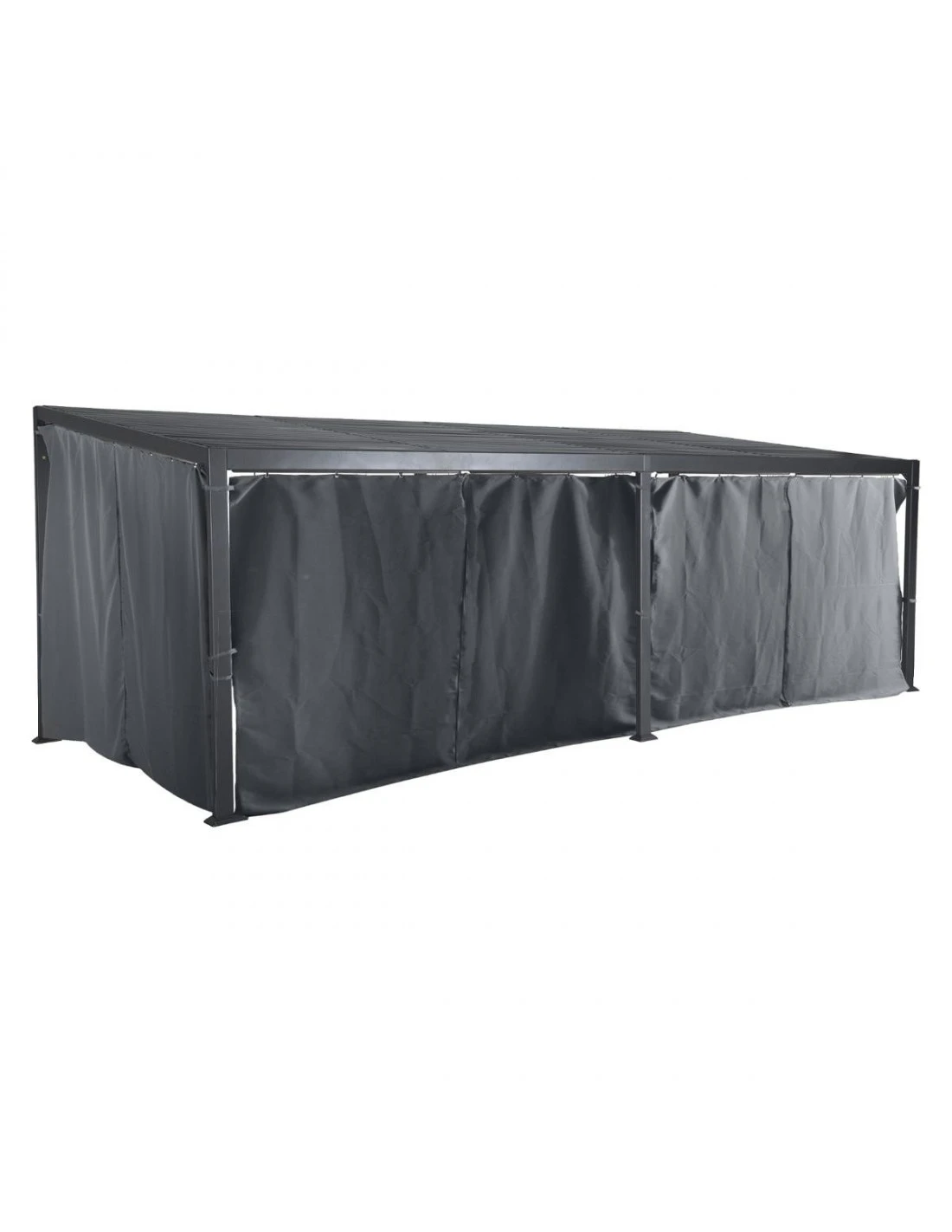 Rideaux Pour Tonnelle Avila Ardoise 7.2 X 3 M 1 Rideaux Pour Tonnelle Avila Ardoise 7.2 X 3 M