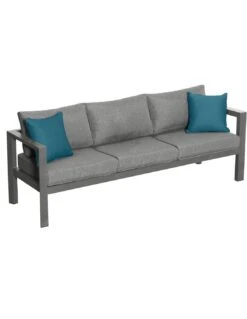 Salon De Jardin 5 Places Evasion - Aluminium Et Coussins Polyester - Tonka -Fournitures De Jardin salon de jardin 5 places evasion aluminium et coussins polyester 1