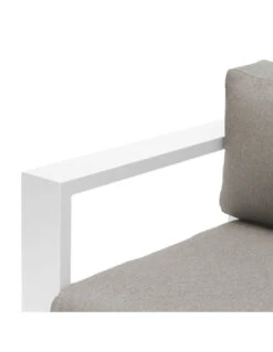 Salon De Jardin Allure 5 Places - Aluminium Graphite - Blanc -Fournitures De Jardin salon de jardin allure 5 places aluminium graphite 1 6