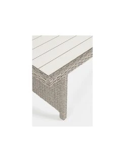 Salon De Jardin Ariel - 7 Places - Résine Synthétique Naturel -Fournitures De Jardin salon de jardin ariel 7 places resine synthetique naturel 10