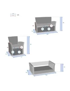 Salon De Jardin Bora Bora - 4 Places - Résine Tressée Et Acier époxy - Naturae 13 Salon De Jardin Bora Bora - 4 Places - Résine Tressée Et Acier époxy - Naturae -Fournitures De Jardin salon de jardin bora bora 4 places resine tressee et acier epoxy naturae 6
