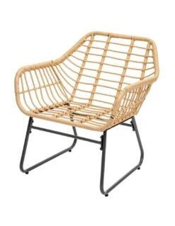 Salon De Jardin Duo Lambada - 2 Fauteuils Et Table Basse Ronde -Fournitures De Jardin salon de jardin duo lambada 2 fauteuils et table basse ronde 3