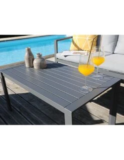 Salon De Jardin Marlo Graphite - 4 Places 12 Salon De Jardin Marlo Graphite - 4 Places -Fournitures De Jardin salon de jardin marlo graphite 4 places proloisirs 4