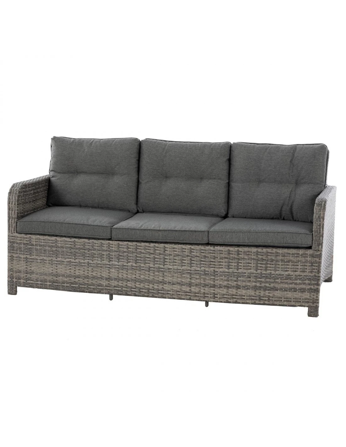 Salon Repas Mayari 7 Places - Résine Tressée Terre D'ombre 4 Salon Repas Mayari 7 Places - Résine Tressée Terre D'ombre – Image 4