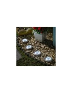 Lot De 4 Spots à Planter Up Light -Fournitures De Jardin spot a planter up light 1 2