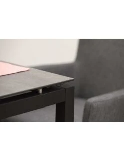 Structure De Table Aluminium Noir Mât - Stern - 250 X 100 X 73 Cm -Fournitures De Jardin structure de table aluminium noir mat stern 250 x 100 x 73 cm 2