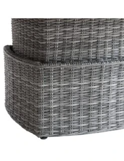 Table Basse Relevable Mooréa Carrée - Aluminium, Résine Tressée Et Verre Trempé - Terre D'ombre -Fournitures De Jardin table basse relevable moorea carree aluminium resine tressee et verre trempe terre d ombre 5