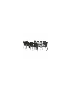 Table De Jardin Allure Extensible 10 Places - Aluminium Et HPL Effet Bois -Fournitures De Jardin table de jardin allure extensible 10 places aluminium et hpl effet bois 6