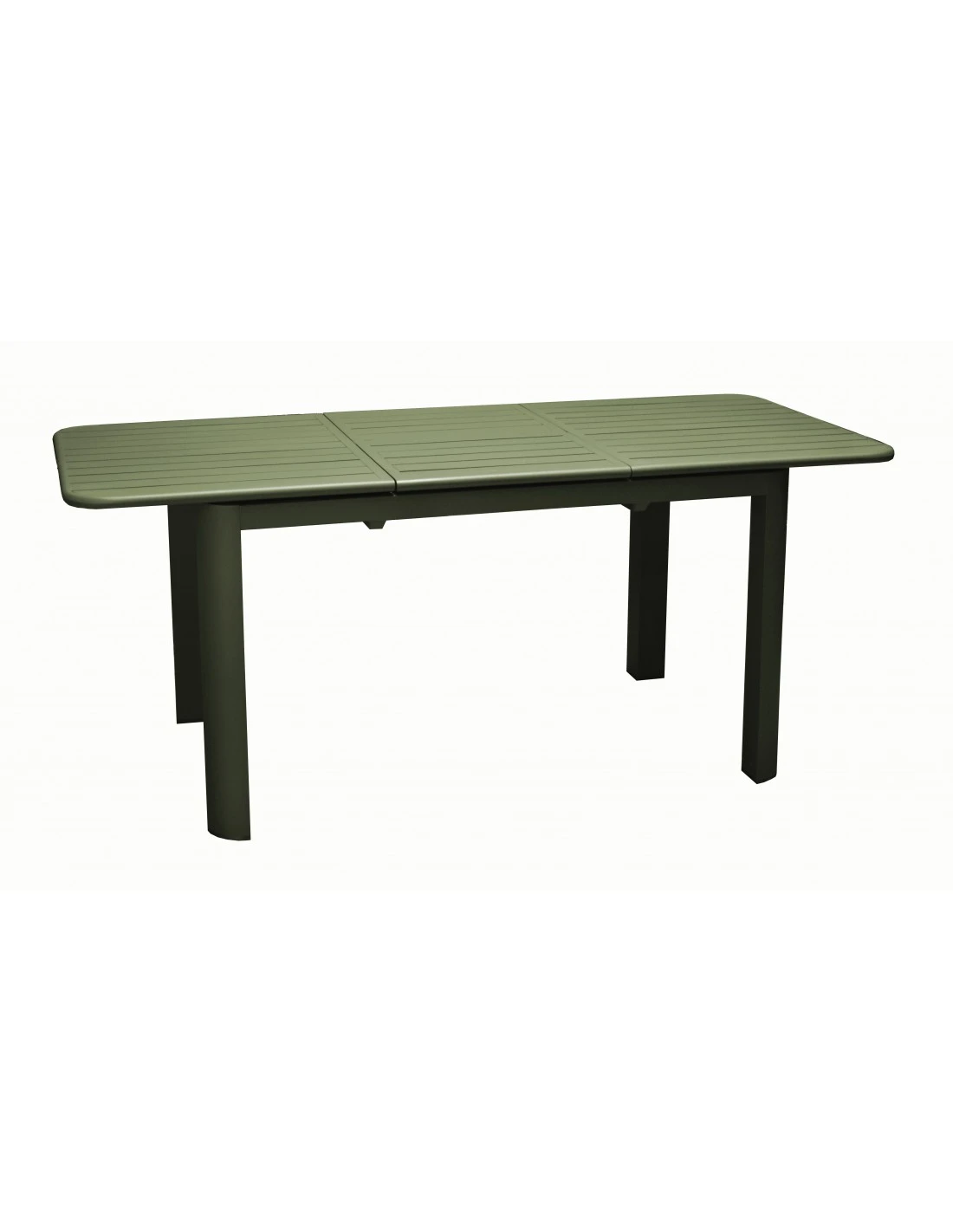 Table De Jardin Eos Extensible 130/180 Cm En Aluminium - Vert 1 Table De Jardin Eos Extensible 130/180 Cm En Aluminium - Vert