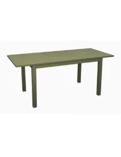 Table De Jardin GENES Extensible L.110/170 X H.70 Cm - Aluminium - Vert -Fournitures De Jardin table de jardin genes extensible l110170 x h70 cm aluminium vert 1